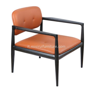 Divano arancione mobili da soggiorno Yoko Lounge sedia